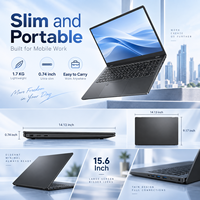 Ordinateur portable Intel Core Ultra 5 125U 15,6 pouces 16 Go LPDDR5 512 Go SSD Win11 Office 2024 WiFi6 Clavier rétroéclairé SKD CKD Portatil