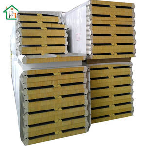 Panneau "sandwich" en métal de conception industrielle <span class=keywords><strong>toit</strong></span> isolé de 50 mm d'épaisseur avec <span class=keywords><strong>le</strong></span> panneau "sandwich" acoustique de <span class=keywords><strong>mousse</strong></span> de noyau de laine de roche - Product Image 4