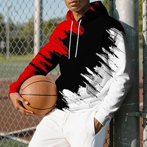 Sudadera con Capucha Estampada para Hombre al por Mayor, con Logotipo Personalizado, Nuevo Diseño, Suave, de Manga Larga, Informal - Product Image 5
