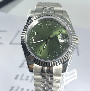 Reloj con Movimiento NH35 de Calidad, Movimiento Automático NH35, Reloj con Esfera de Calendario y Números Arábigos - Product Image 3
