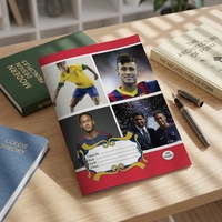 Carnet de notes carré Colorfly A4 avec tableau blanc, reliure piquée, 48/96 feuilles, pour promotion, vente en gros