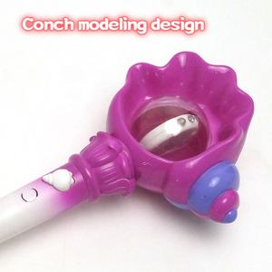 I giocattoli a Led lampeggianti rotanti Spinner stick illuminano la bacchetta magica della conchiglia - Product Image 2