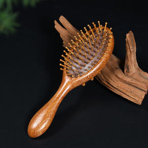 Home Doppelseitiger Sandelholz-Luftkissen kamm, Gold Sandelholz-Haarpflege-Airbag-<span class=keywords><strong>Massage</strong></span> kamm, kann flauschiges und glattes Haar - Product Image 3