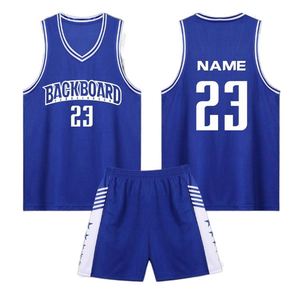 Maillots de basket-ball personnalisés en jersey de polyester respirant pour hommes, équipes de club, séchage rapide, uniformes pour jeunes - Product Image 1