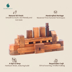 Rompecabezas de Barco 3D de Madera, 16 Piezas, Ensamblaje Náutico, Juego Educativo para Niños y Adultos - Product Image 4
