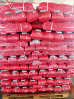 5T Kırmızı Renkli Dokuma Askı Polyester Yuvarlak Dokuma Askı Kemeri Kaldırma Askısı Yumuşak Dokuma Askı