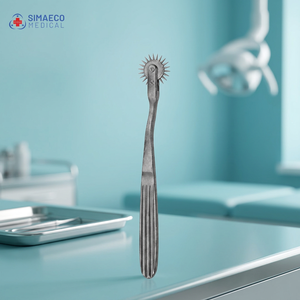 Rueda de Wartenberg de Acero Inoxidable para Neurología - Base para Instrumentos Quirúrgicos con Fuente de Alimentación Eléctrica - Product Image 3