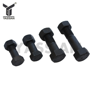 Trung Quốc <span class=keywords><strong>M40</strong></span> M28 M16 Hex Flange Black 8.8 Gradest Kích Thước Tiêu Chuẩn Độ Bền Kéo Cao Plow Theo Dõi Giày Bu Lông Và Nuts - Product Image 2