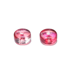 Perles de verre rondes coupées droites 3x6mm, effet aurore, fournitures de fabrication de bijoux DIY pour boucles d'oreilles, bracelets, accessoires pour cheveux, vente en gros - Product Image 5