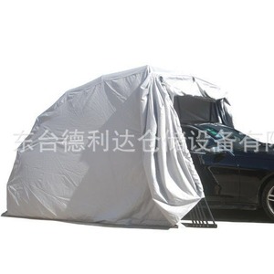 Delida Mobile Folding Carport Waterproof Cloth Tarpaulin Single Layer Automatic Push Pull For Car Storage - Product Image 4