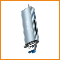JOKADE USB/Type-C/Micro 3in1 Pembaca Kartu Mendukung Kartu TF Kartu SD Kecepatan Transmisi Data 5Gbps