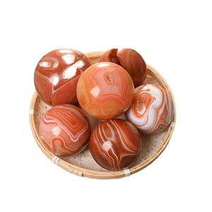 Bulk Wholesale <b>Crystals</b> Red Carnelian Hand Polished Healing Stone Carnelian Sphere <b>Ball</b> for Holiday Decoration Aahil <b>Crystals</b> - Product Image 1