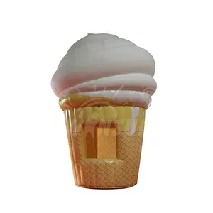 팽창식 아이스크림 천막 판매를 위한 팽창식 광고 부스 가격 옥외 음식 간이 건축물
