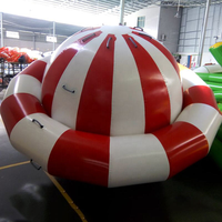Vente en gros Rotation Spinning Aqua Gyro Flotteur Jouet Gonflable Disco Bateau Remorquable Sport Aquatique Jeu Fou Ufo Gonflable Eau Saturne