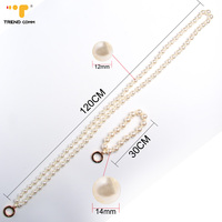Chaîne de téléphone en perles mignonnes et élégantes 2026, nouvelle tendance, faite à la main, en perles d'eau douce, cordon de 32 cm, tendance pour iPhone