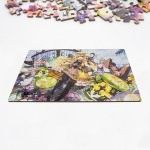 <span class=keywords><strong>Puzzle</strong></span> en bois Wincent Tête de loup Mandala Art Forme d'animal unique Kit de bricolage fantaisie Décoration intérieure Cadeau Adultes Enfants - Product Image 5