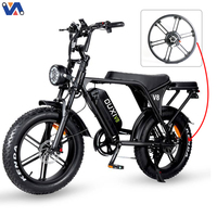 Nouvel accessoire pour vélo électrique Newimage OUXI V8, roue à moteur de 20 pouces, moteur de moyeu arrière 48V 500W, kit moteur, ligne de moteur sur le côté gauche - prise rouge