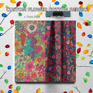 Tela Liberty <span class=keywords><strong>de</strong></span> Algodón Tana Lawn Peinado, Liso y Estampado, Transpirable, Ligero, Ignífugo y Antiinflamable para Niños y Niñas - Product Image 2