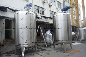 ถังผสมเซลล์โหลด300L เครื่องผสมสแตนเลสแรงเฉือนสูงใบพัดเครื่องผสมเครื่องสำอางผง