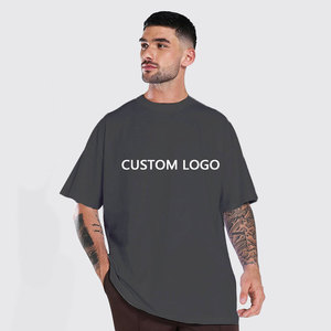 เสื้อยืดโอเวอร์ไซส์ลายอนิเมะ ดีไซน์เนอร์ DTG ปี 2023 ผ้าคอตตอนหนา 100% สำหรับสกรีนโลโก้แบบกำหนดเอง เสื้อยืดผู้ชาย - Product Image 3