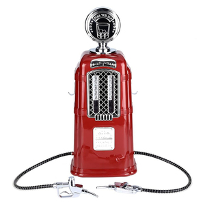 Dispensador de Bebidas de Plástico Estilo Vintage con Doble Boquilla, Torre de Bebidas Retro, Estación de Bebidas, Artículos de Bar, Equipo para Fiestas y Juegos RF - Product Image 1