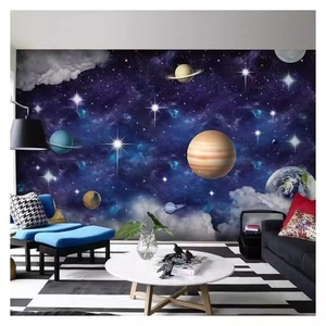Mural de Pared 3D de Dibujos Animados para Habitación Infantil, Papel Pintado de Hello Kitty para <span class=keywords><strong>las</strong></span> Paredes de <span class=keywords><strong>las</strong></span> Habitaciones, Decoración de Pared - Product Image 1