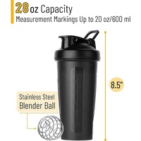 Direct usine, Écologique, Shaker de sport Promixx Pursuit 600ml Vortex Water, personnalisable avec logo, style sport