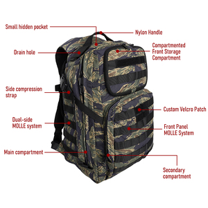 Sac à dos tactique ODM pour le transport quotidien, le travail, les voyages et les activités de plein air, sac à dos tactique à étiquette privée - Product Image 2