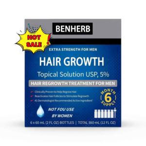 Nieuwe Aankomst Anti-Haaruitval Haar Groei Serum 5% Natuurlijke Snelle Haar Groei Olie Haarbehandeling 2-IN-1 Formule Thuisgebruik 60ml - Product Image 5