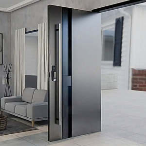 Sol en verre Portes doubles extérieures Portes extérieures japonaises Ouverture de la fenêtre Portes extérieures de magasin - Product Image 4