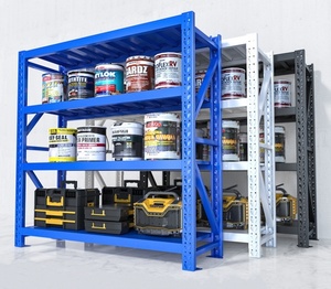 Estantería Estándar de Resistencia Media, Estantería de Almacén de Alta Calidad, Estantes de Almacenamiento Multicapa - Product Image 3