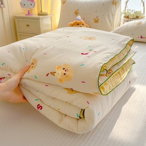 New Double-layer Yarn Soybean Fiber Summer <strong>Blanket</strong> air Conditioning <strong>Blanket</strong> Thin <strong>Blanket</strong> Children's Summer Cool <strong>Blanket</strong> - Product Image 4