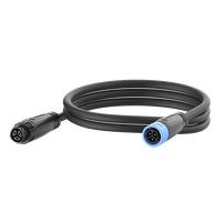 Kabel Dinglian Harga Grosir Terbaik A16 Self-Locking Tahan Suhu Tinggi Berlapis Emas dari Paduan Tembaga 8pin Female Male
