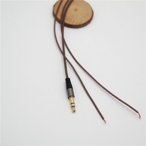 Cable de audio DIY con conector chapado en oro de 3.5mm y núcleo de TPE para reparación de auriculares - Product Image 4
