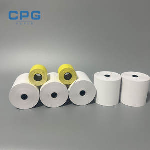 Papel para Recibos POS Personalizado de Fábrica, 80x60mm 80x80mm, Libre de BPA, 65gsm, Rollo de Papel para Caja Registradora, Cajero Automático y Escritorio - Product Image 1