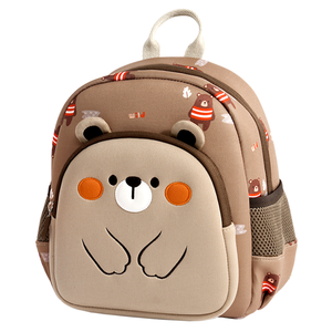 Set <span class=keywords><strong>Zaino</strong></span> e Borsa Pranzo per Bambini con Orsetto Cartone Animato OEM ODM per Bambini e Bambine di 3-6 Anni, <span class=keywords><strong>Asilo</strong></span> Nido e Scuola Materna - Product Image 4