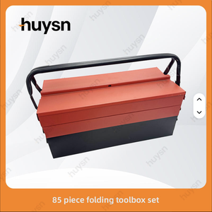 Three-Layer Foldable <b>Chrome</b> Vanadium Steel OEM Hand <b>Box</b> Combination Set 85 Piece Machine Repair Sleeve Organization Work PL-85 H - Product Image 3