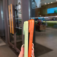 Nouvelle coque magnétique unie pour iPhone 17 avec support d'objectif, étui de protection en TPU et PC pour iPhone 17 16 Pro Max