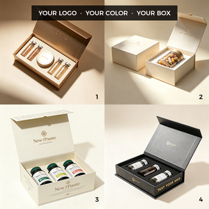 Maßgefertigte Vogelnest-Geschenkbox Luxuriöse <span class=keywords><strong>Tonic</strong></span>-Verpackung Nahrungsergänzungsmittel Individuell Bedruckte Premium-Gesundheitsgeschenkbox - Product Image 3