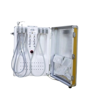 Il tipo <span class=keywords><strong>Mobile</strong></span> la clinica ha usato l'unità dentaria portatile della turbina con la scelta facoltativa del compressore d'aria
