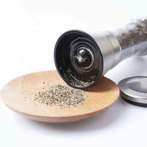 Adjustable Refillable Stainless Steel Chili Salt Pepper <b>Grinder</b> Set 165ML Capacity Home Spice <b>Herbs</b> Spices Mill - Product Image 5