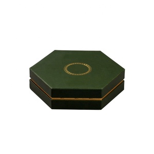 Rigid gift box display cardboard box hexagon packaging paper box