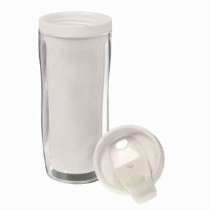 Tasses de voyage en silicone en gros avec impression de logo et isolation thermique double couche - Product Image 1