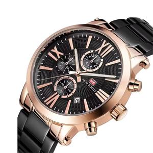 Drioshipping Quartz <b>Watch</b> <b>Men</b> Luxury <b>Watches</b> <b>Mens</b> Top New Chronograph Wristwatch Steel Strap Clock Reloj Hombre - Product Image 2