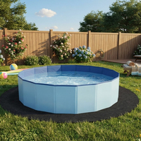 Tapis de sol pour piscine facile à installer, doublure souple, coussin, feuille de base lisse pour l'installation et la rénovation de piscines