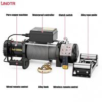Vente chaude - Treuil électrique pour voiture 12V/24V, capacité 2000-20000 lbs, treuil tout-terrain manuel, treuil électrique robuste pour extérieur