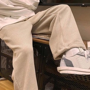 <strong>Men</strong> Baggy <strong>Classic</strong> Style Casual Pants Loose Straight Pants <strong>Corduroy</strong> <strong>Trousers</strong> - Product Image 5