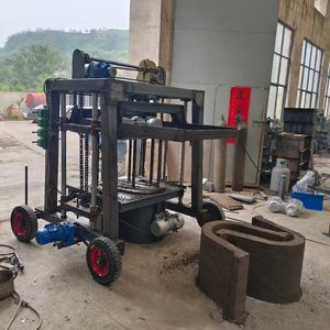 آلة تشكيل الطوب الأكثر مبيعًا بضغط هيدروليكي ومحرك 4.5 كيلو واط لصنع الأنابيب الخرسانية مسبقة الصب وكتل القنوات والكتل الحلقية - Product Image 3