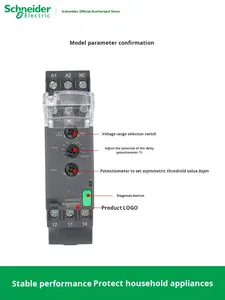 Relè di Monitoraggio Sequenza Fase Schneider RM22TG20/TR33/LG11MR/RM17TG00/TG20 con Altre Funzionalità CN/GUA - Product Image 5