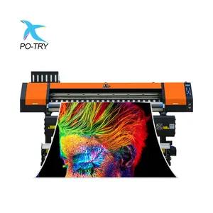 POTRY resolusi tinggi 1440dpi 1.8m 6ft format besar sublimasi tinta printer dengan EPS0N DX5/DX7/XP600/3200 kepala
